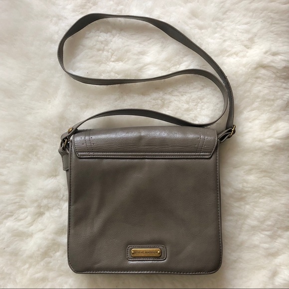 STEVE MADDEN Cross Body Shoulder Bag Gray - Picture 7 of 8